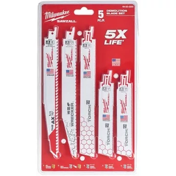 MILWAUKEE Szablyafűrészlap készlet 5 db-os