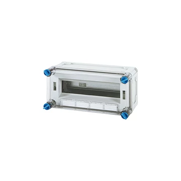 Hensel MI1112 12modul csapófedéllel műanyag 150mmx 300mmx 170mm IP65 átlátszó fedéllel kismegszakítós szekrény