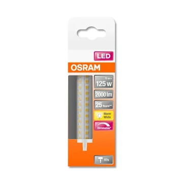 Osram Superstar műanyag búra/15W/2000lm/2700K/R7s dimmelhető LED ceruza izzó