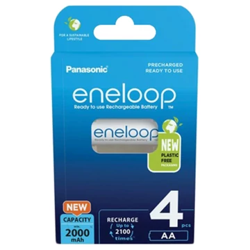 Panasonic Eneloop BK-3MCDEC4BE AA 2000mAh ceruza akku 4db/csomag
