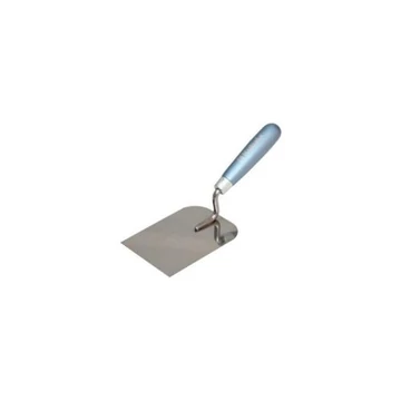 Rozsdamentes stukkókanál, 120 mm, lakozott bükkfa