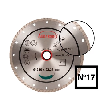 ABR.GYÉMÁNTTÁRCSA TURBO 125x2,2x22,23 NO.17