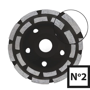 ABR.GYÉMÁNTSZEMCSÉS BETONCSISZOLÓ 180X22.2 NO.2