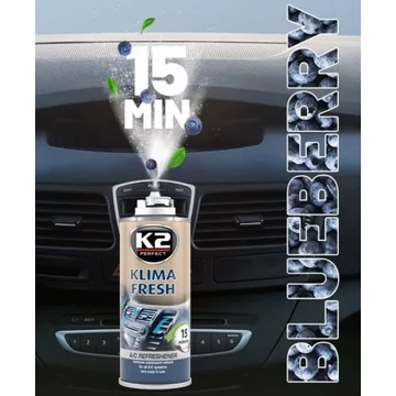 K2 klímatisztító spray 150ml (bomba) BLUEBERRY