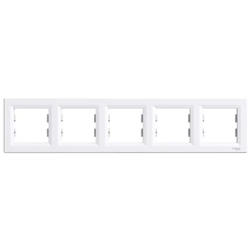 Schneider EPH5800521 ASFORA Vízszintes, fehér 5-ös keret