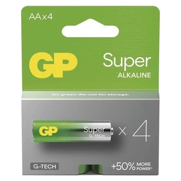 GP Super alkáli elem AA 4db