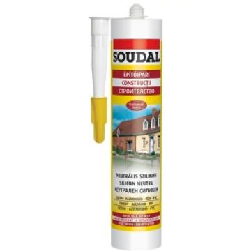 SOUDAL NEUTRÁLIS SZILIKON ÁTLÁTSZÓ 300ML