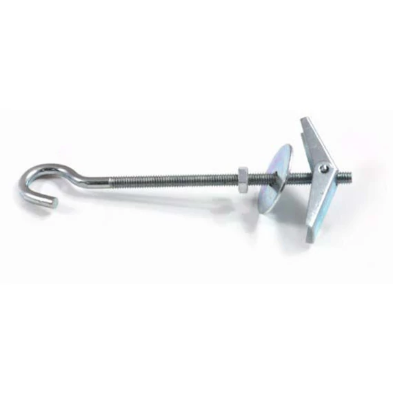 Billenőhorog kampó véggel, furat méret: D=14mm, cs
