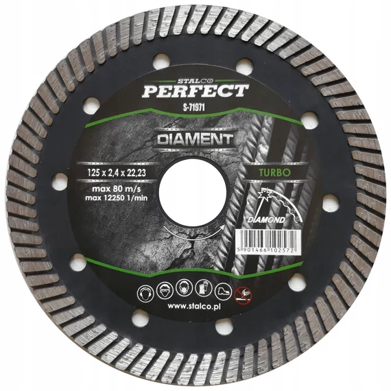 Gyémántvágókorong, tárcsa turbó D= 180x2,6x22,23mm