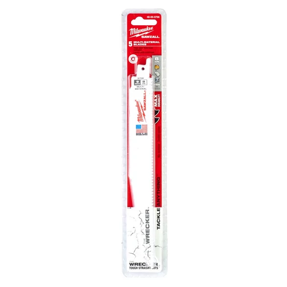MILWAUKEE Szablyafűrészlapok 230/5/3,2 mm AX Bimet