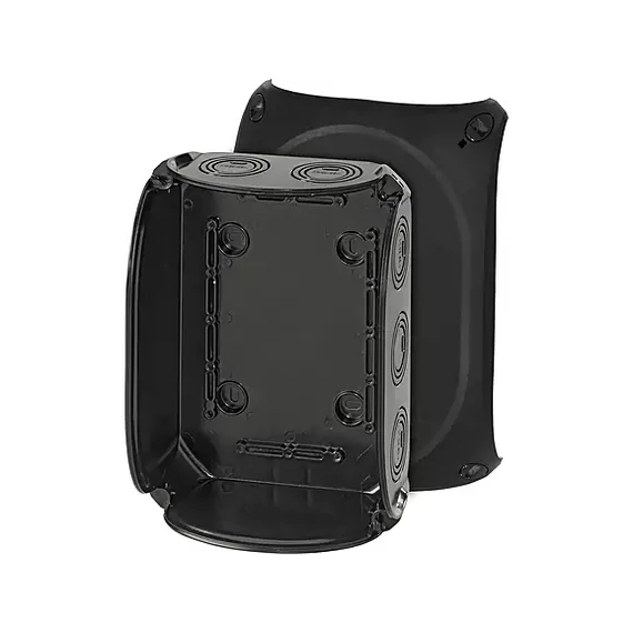 Hensel KF 1600 B fekete időjárásálló kábelösszekötő doboz