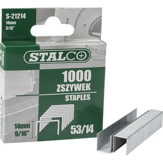 STALCO TŰZŐGÉP KAPOCS 53AS TÍPUS 6MM 1000 DB/CSOM.