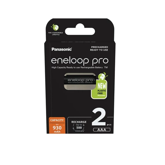 Panasonic Eneloop BK-4HCDE/2BE AAA 930mAh mikro ceruza akku 2db/csomag