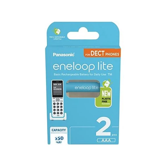 Panasonic Eneloop BK-4LCCE/2DE AAA 550mAh mikro ceruza akku 2db/csomag