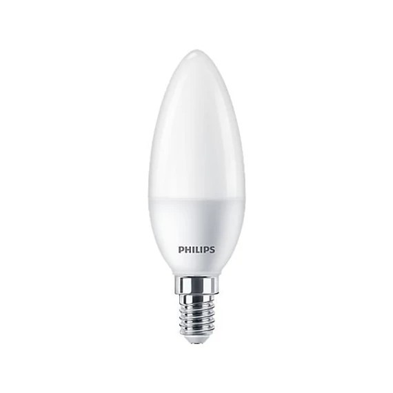 Philips 929002978755 E14 60W matt hideg-fehér gyertya alakú LED fényforrás