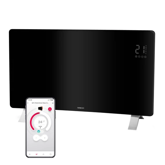 Sencor SCF 4741BK fekete elektromos konvektor