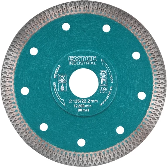 EXTOL GYÉMÁNTVÁGÓ IPA. TURBÓ EXTRAVÉ.125MM 8703042