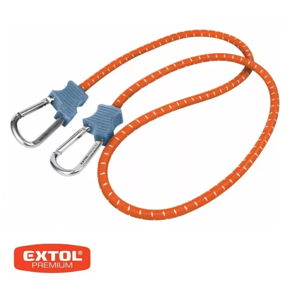 EXTOL GUMIPÓK 2DB KARABINERREL 80CM 8861112