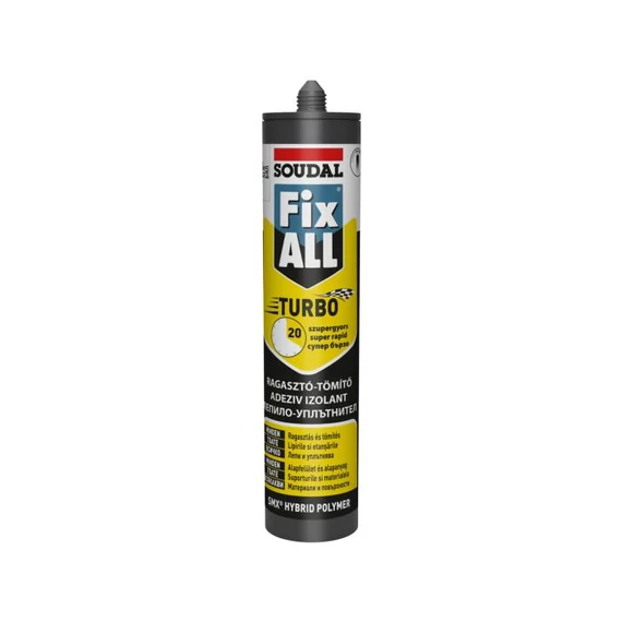 SOUDAL FIX-ALL TURBO FEHÉR 290ML GYORSKÖTÉS