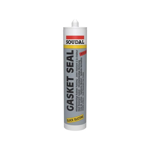 SOUDAL HŐÁLLÓ SZILIKON 285 FOK SEAL FEKETE 310 ML.