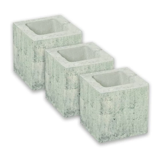 LEIER MODERN KERÍTÉSKŐ FÉLKŐ 20x20x20 JÉGSZÜ 80db