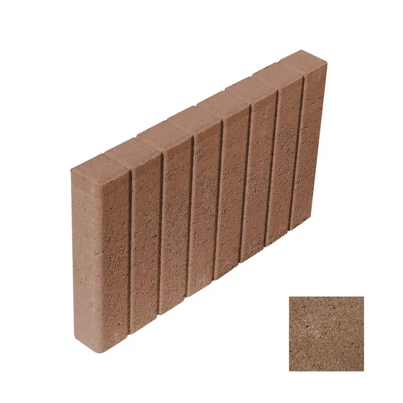LEIER QUARTZ SORSZEGÉLY BARNA 50X6X30CM 60DB/RL 