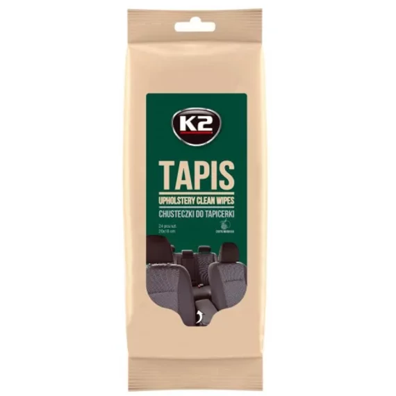 K2 TAPIS kárpitisztító törlőkendő 24db/cs