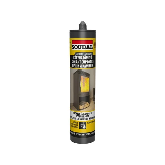 SOUDAL KÁLYHATÖMITŐ HŐÁLLÓ 1500 280ML