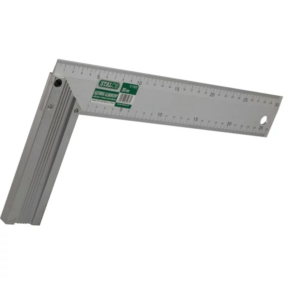 STALCO DERÉKSZÖG VONALZÓVAL FÉM, 250MM