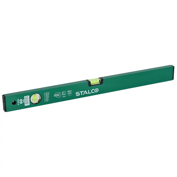 STALCO Alumínium vízmérték, 2 libellás, 80 cm