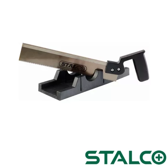 STALCO Gérvágó fűrész és láda, 300 mm