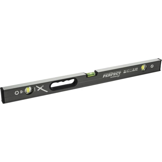 STALCO Alumínium vízmérték, szürke, 120 cm, PERFEC