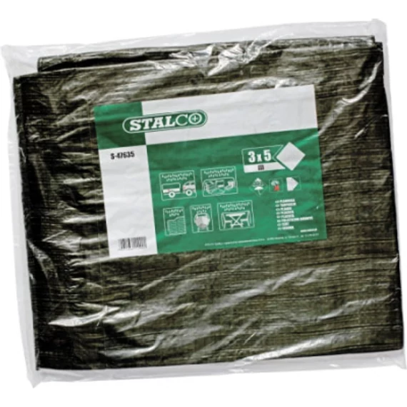 STALCO Impregnált takaró ponyva, 3x5m