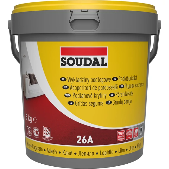 SOUDAL 26A PADLÓBURKOLAT RAGASZTÓ 15KG/VÖD