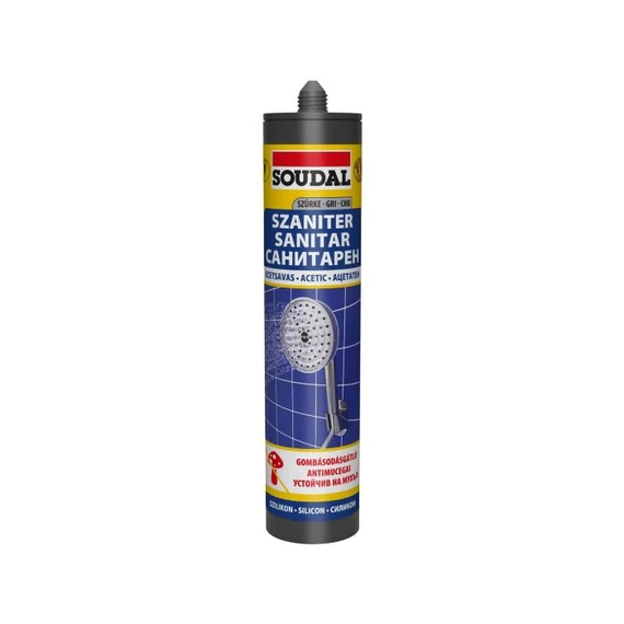 SOUDAL SZILIKON SZANITER ÁTLÁTSZÓ 300ML