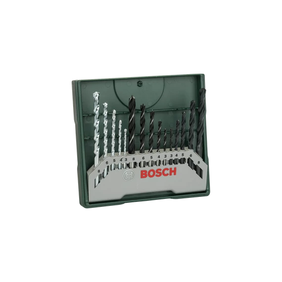 Bosch Mini-X-Line 15 részes vegyes fúró-csavarozó bitkészlet