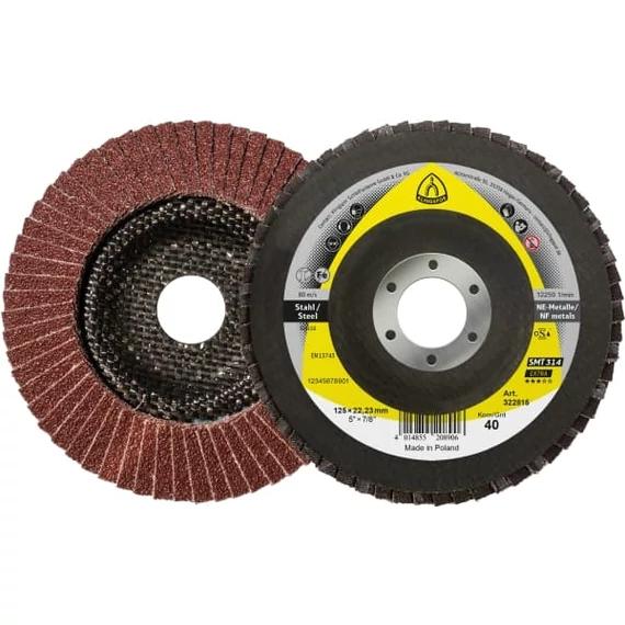 KLINGSPOR LAMELLÁS CSISZOLÓ 115MM P80