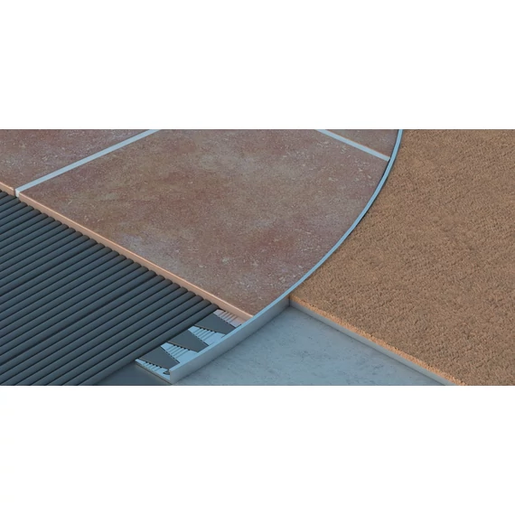 PROFILPLAST HAJLÍTHATÓ ÉLVÉDŐ ALU 10MM 2,5M/DB 451