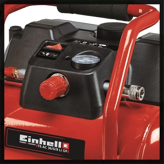 Einhell 4020450 PXC TE-AC 36/6/8 Li OF Set-Solo akku és töltő nélkül akkumulátoros kompresszor