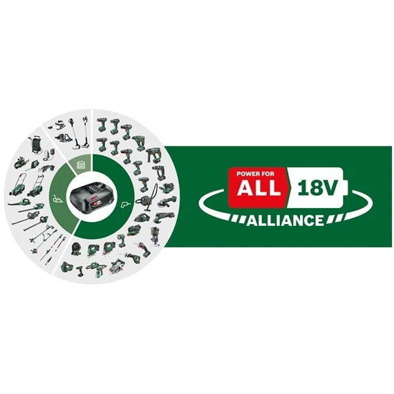 Bosch 06008B8000 Chain Saw UniversalChain 18 akkumulátoros láncfűrész