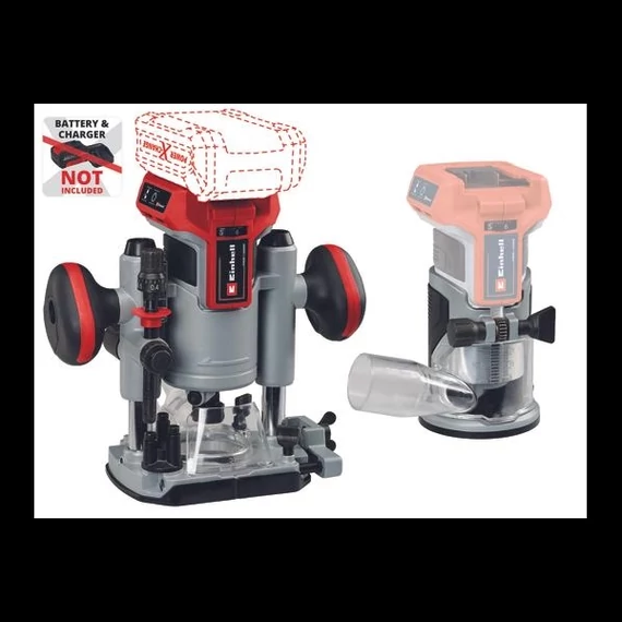 Einhell 4350410 PXC TP-RO 18 Set Li BL - Solo akkus felsőmaró és élmaró