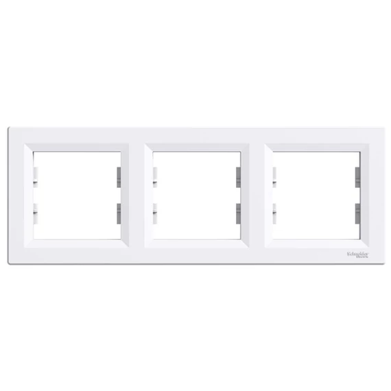 Schneider EPH5800321 ASFORA Vízszintes, fehér 3-as keret