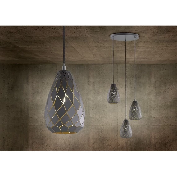 TRIO 301300342 Onyx 42W antracit függesztett lámpatest