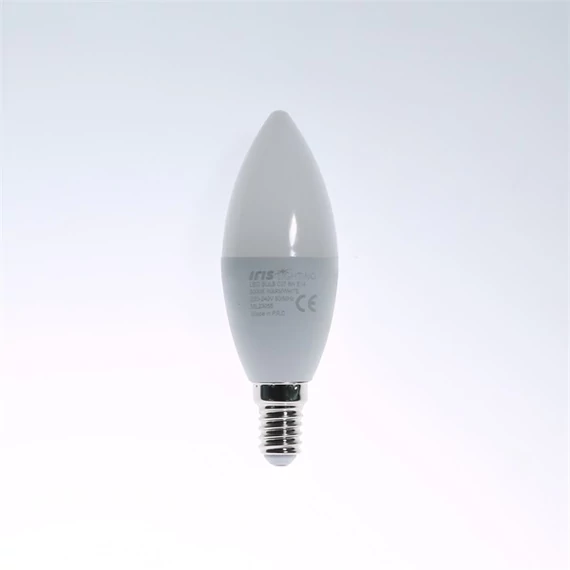 Iris Lighting E14 C37 8W/3000K/640lm gyertya LED fényforrás