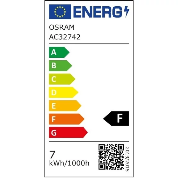 Osram Star PAR16 üveg ház/6,9W/575lm/2700K/GU10/230V/36fok/83lm/W LED spot izzó