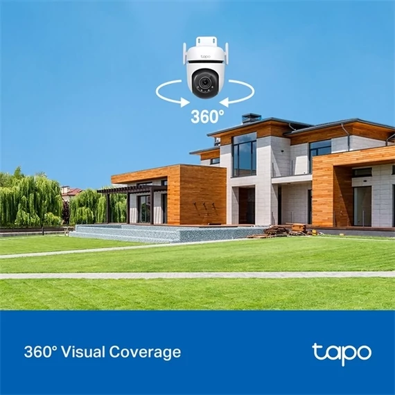 TP-Link Tapo C520WS 2K 4MP IP66 kültéri forgatható biztonsági Wi-Fi kamera