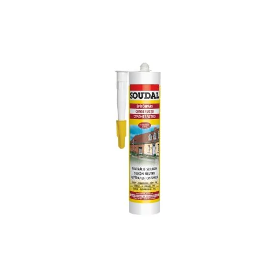 SOUDAL NEUTRÁLIS SZILIKON ÁTLÁTSZÓ 300ML